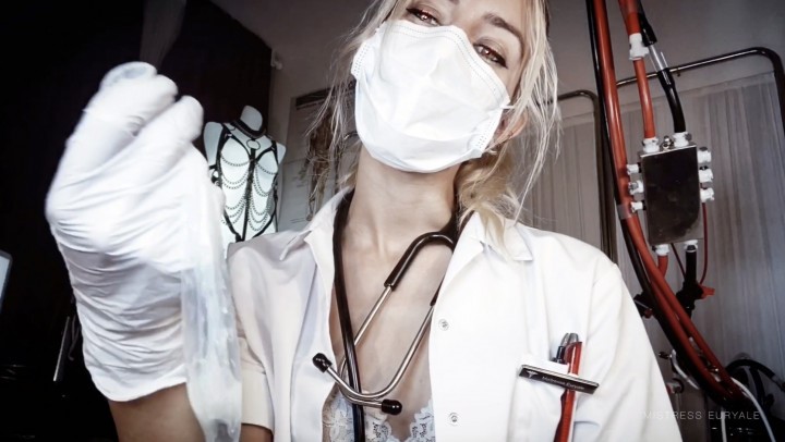 Mistress Euryale Condom Cum Eating Cei