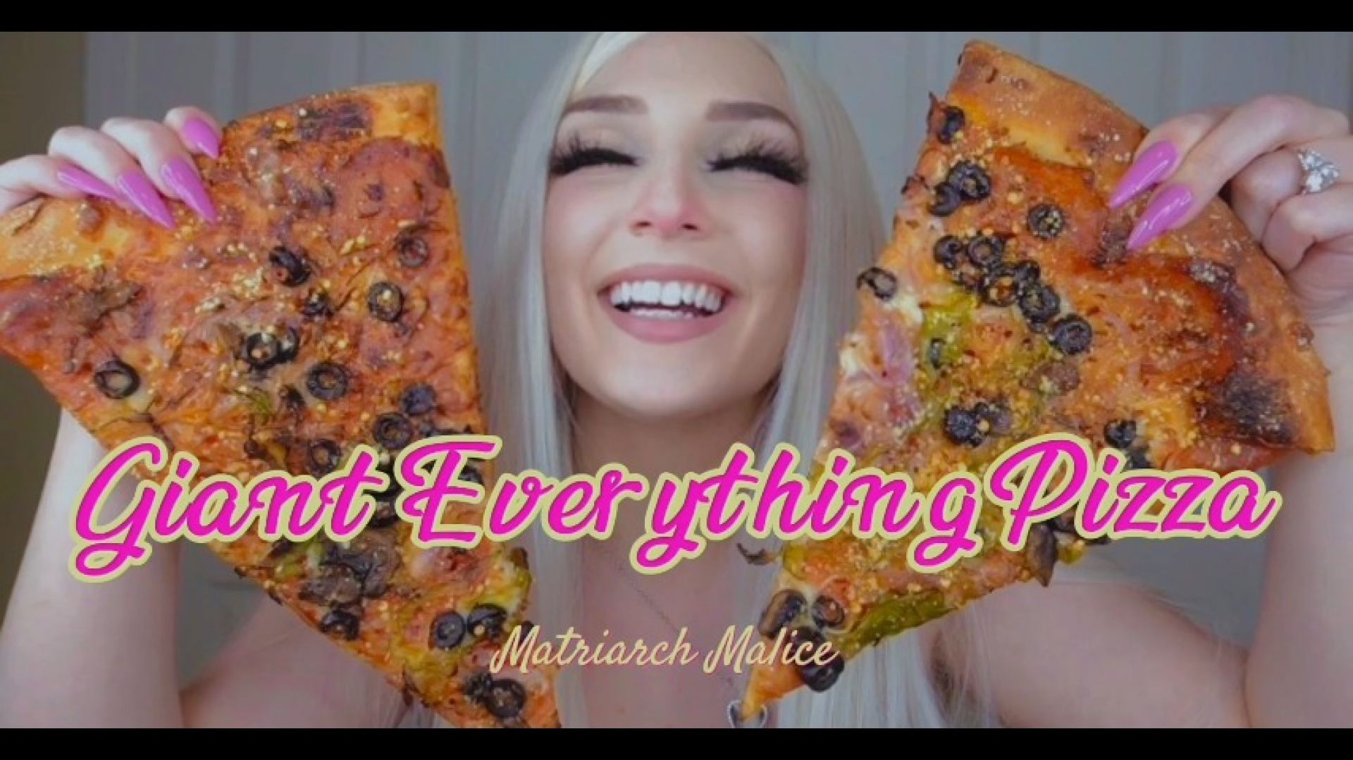 Giant Everything Pizza Binge - August 07, 2023