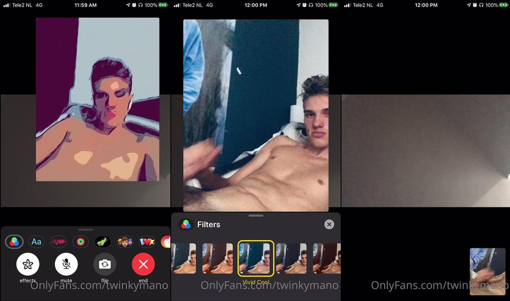 danielvince 06 09 2020 843844319 Got bored so i facetimed my self during my yerkoff session dm if u want to facetime with m