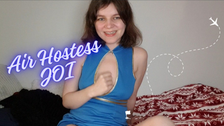 Air Hostess JOI and Cum Countdown