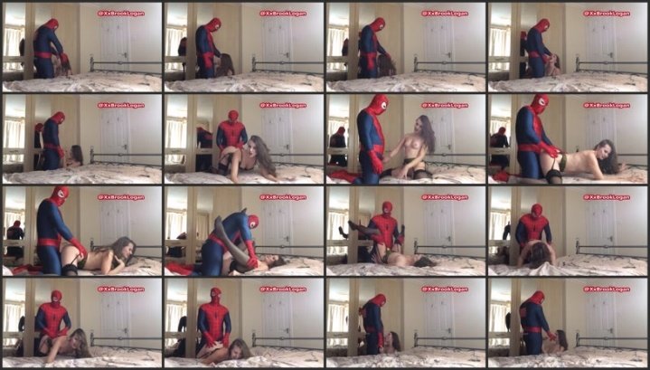 Brook Logan Sucking Amp Fucking Spiderman