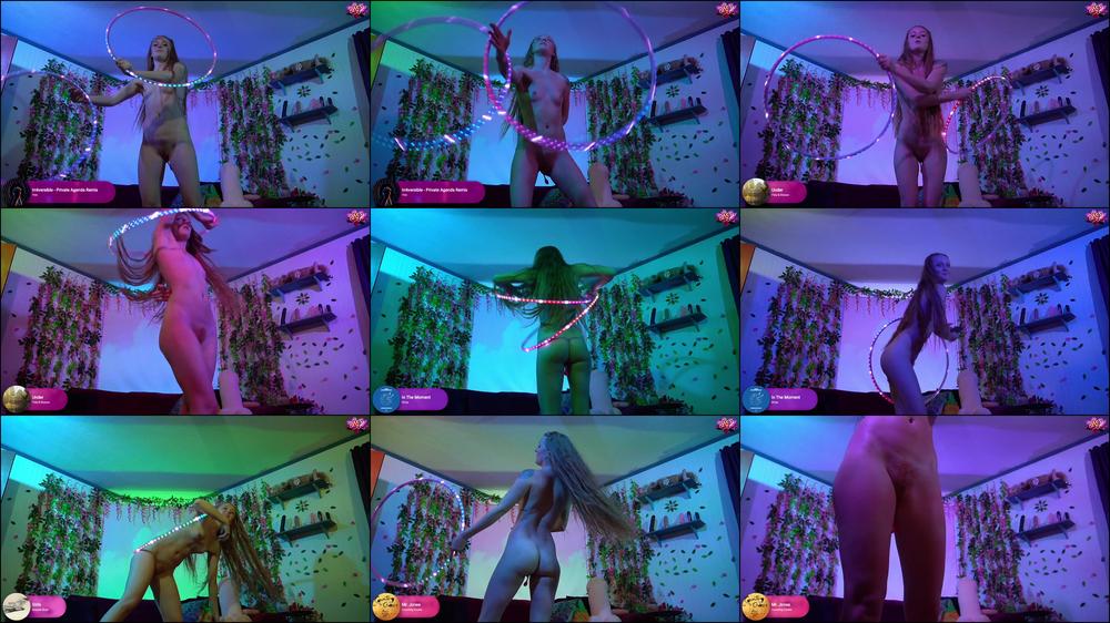 Nude Led Hula Hooping