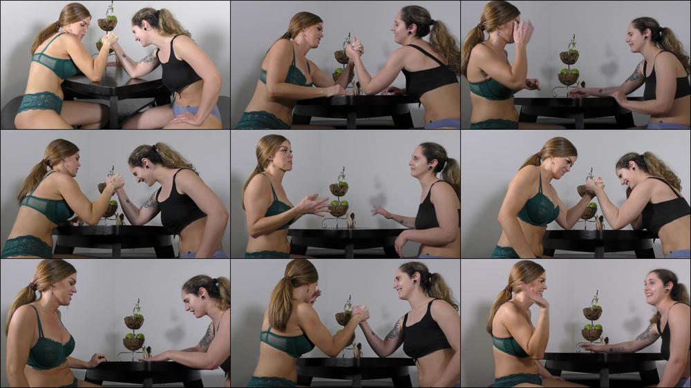 Akira vs Ivy: Arm Wrestle