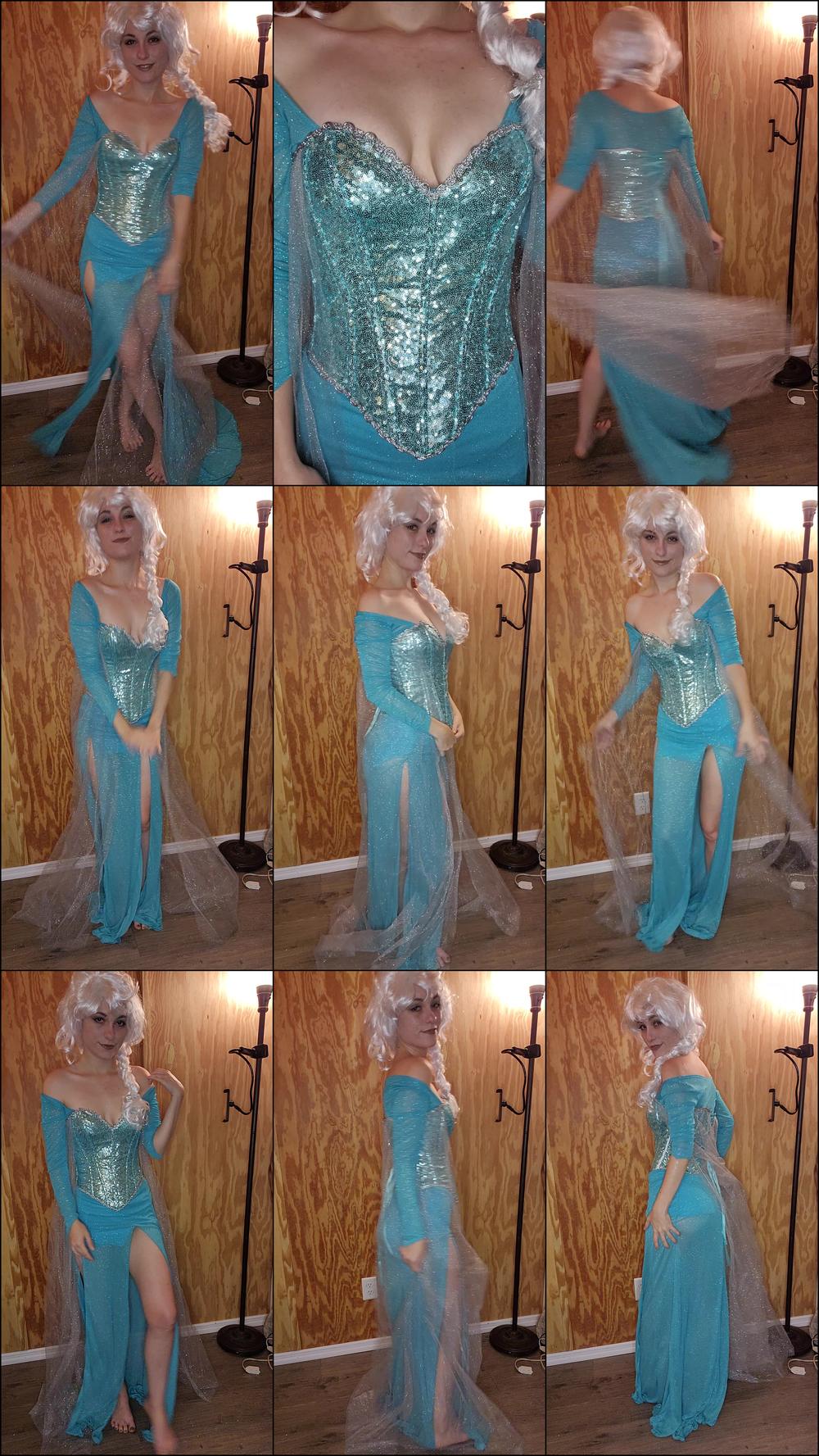 Elsa shows off her dress for you - June 05, 2023