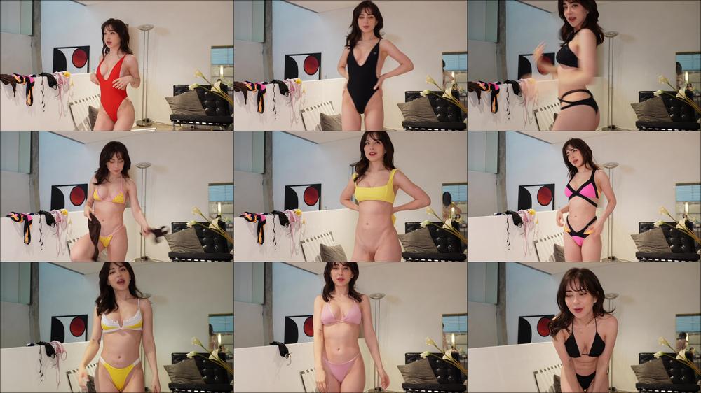 HOT!!  Free  NUDE Bikini Try on Video