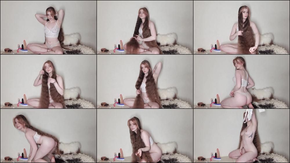 Long Hair Strip Tease 4 Fan