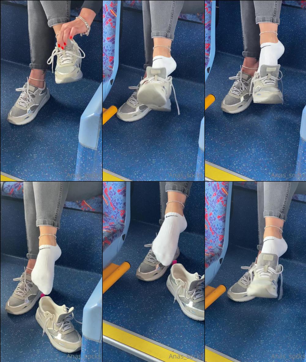 anas_socks 04 09 2021 2211737165 Finally DANGLE my boss sneakers  on the  for you and showing you YOUR favourite NI