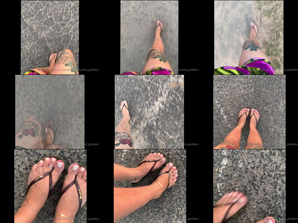 kim kisses foot goddess 01 06 2021 2124240535 my newest flip flops and some beautiful views
