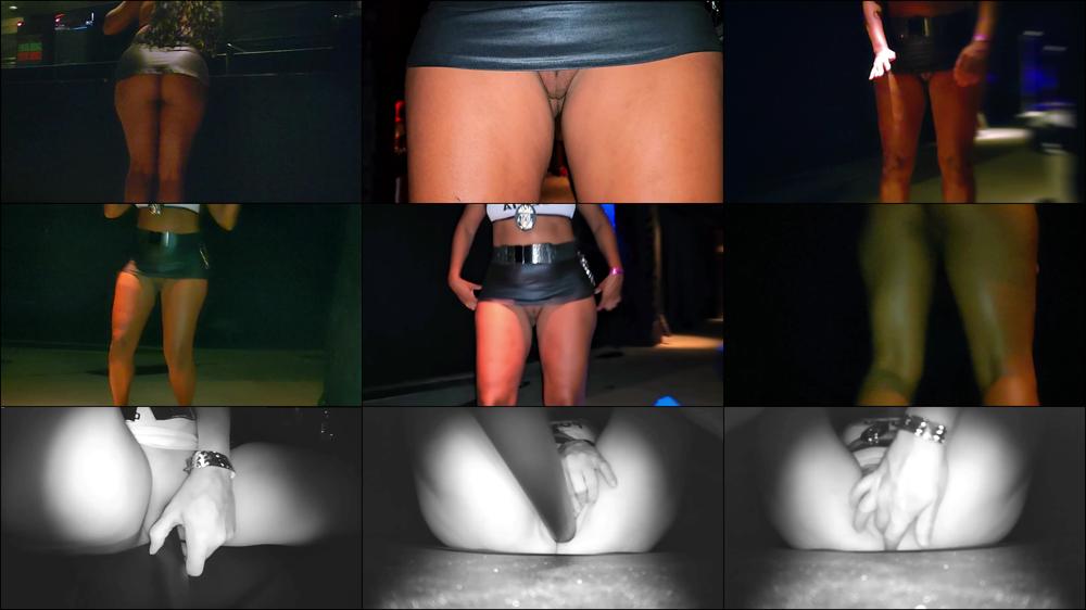 MICRO SKIRT SHOWING PUSSY AT COSTUME PARTY