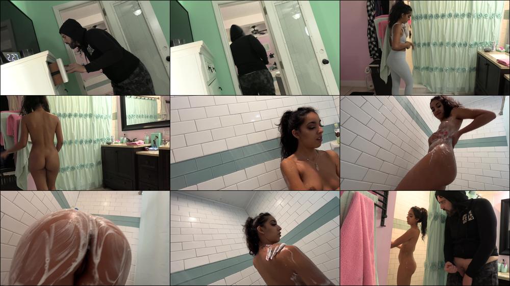 Claire Black Perved In Shower By Russell