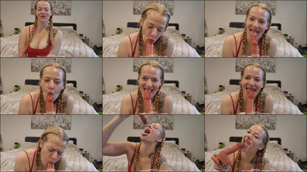 POV extra messy blowjob with huge facial