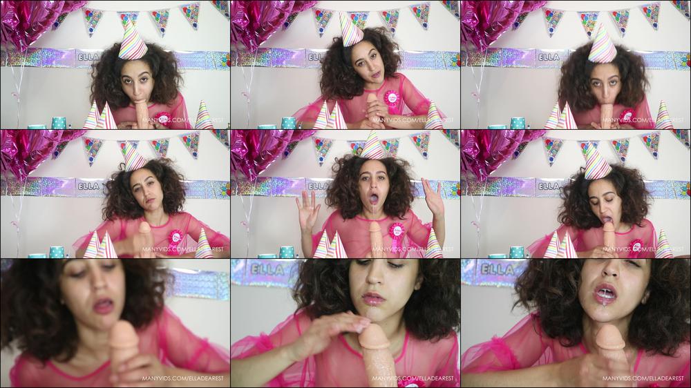 Elladearest Birthday Blowjob