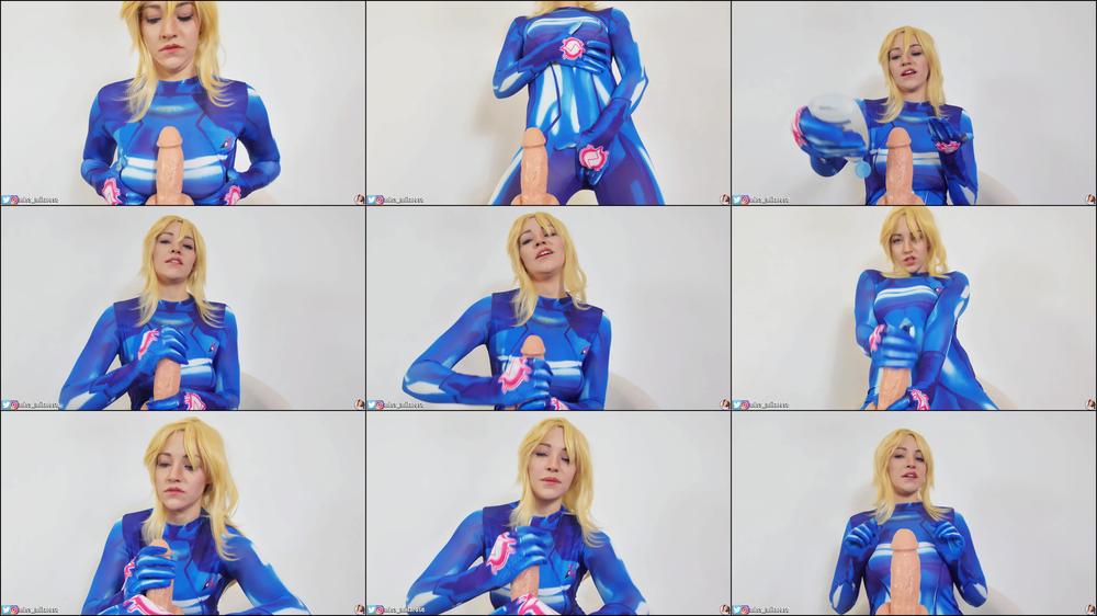 Zero Suit Samus Femdom Handjob