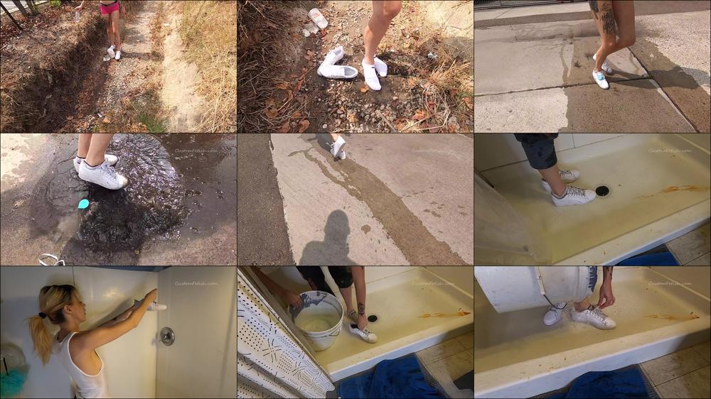 Sabrina's Wet-Dirty Socks and Sneakers