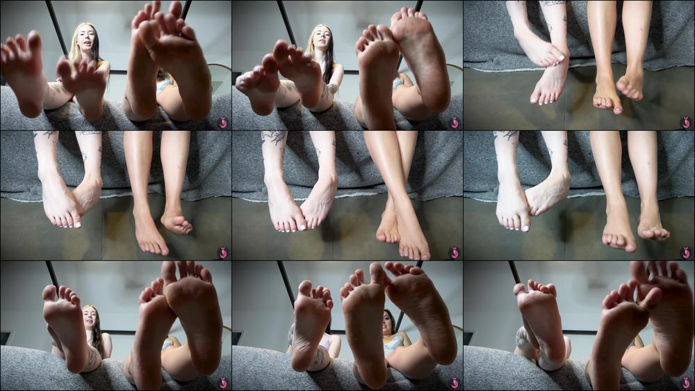 Worship our feet while we ignore you
