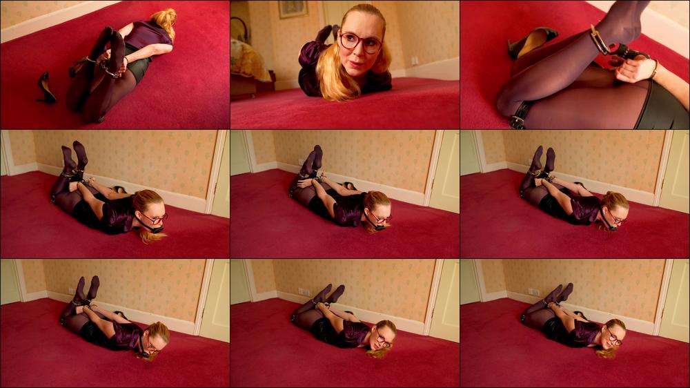 Ariel Anderssen Hogshackled Cock Gagged By Boss