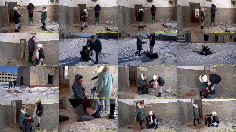 Slaveshow Intense Outdoor Tests For Ariel