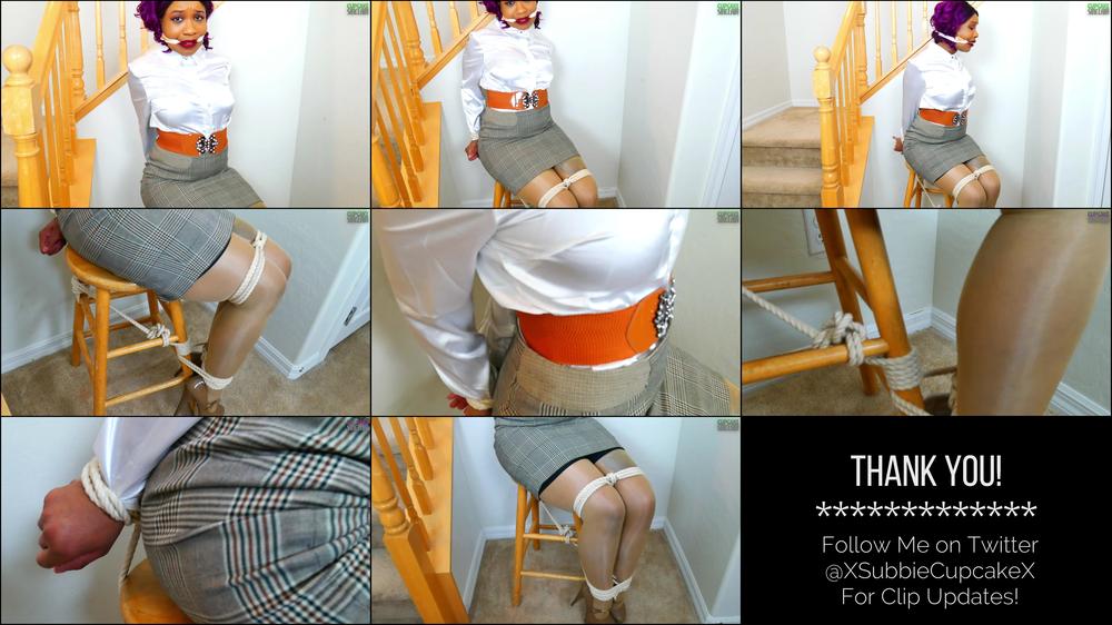 Subbiecupcake Stool Tied In My Satin Blouse