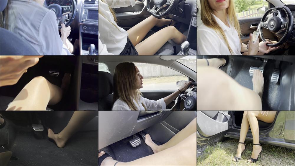 Pedal Pumping Russian Girls - Vika Secretary In Pantyhose Stuck In The Heat_ 4K Hdr Pro Res_Full Video 29 Min