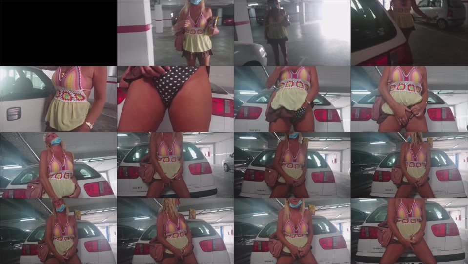 Natalie K Public Masturbation Fingering In Carpark 2022