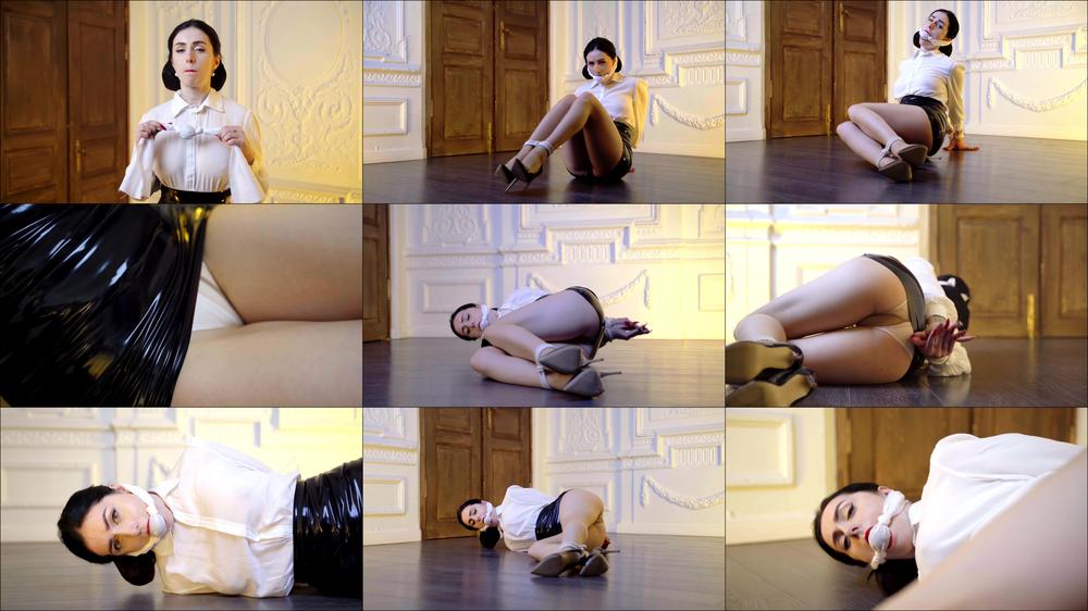Tights Short Skirt Bondage And Gag