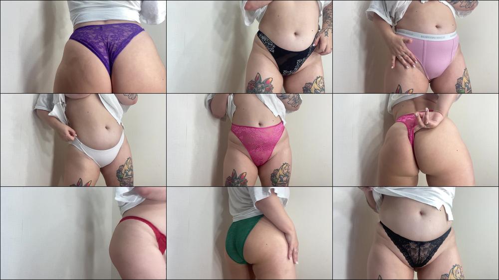 Count how many panties I was wearing.. y