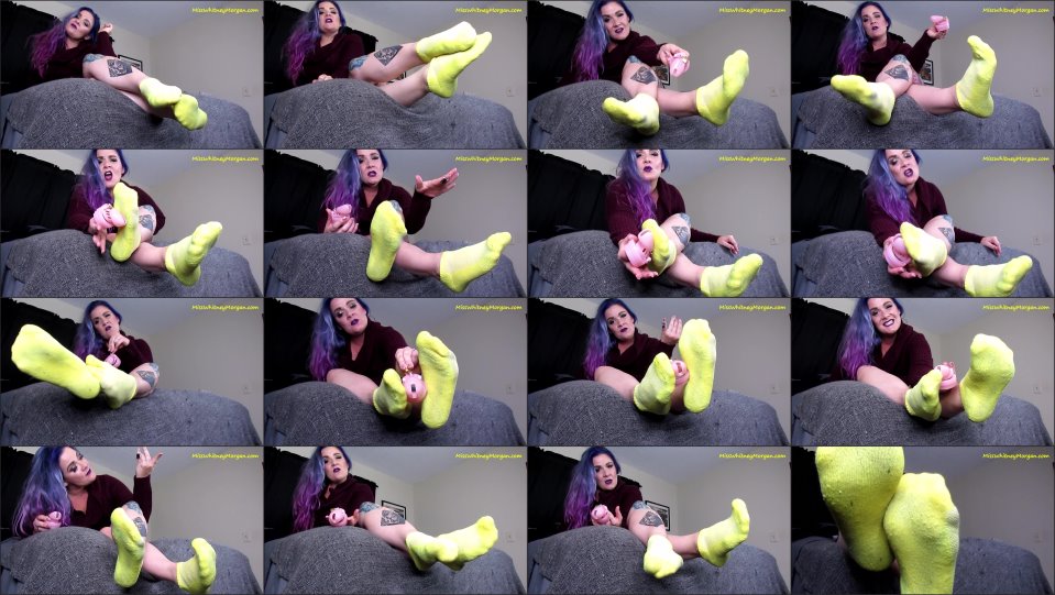 Misswhitneymorgan Whitney Locked In Chastity Sock Tease