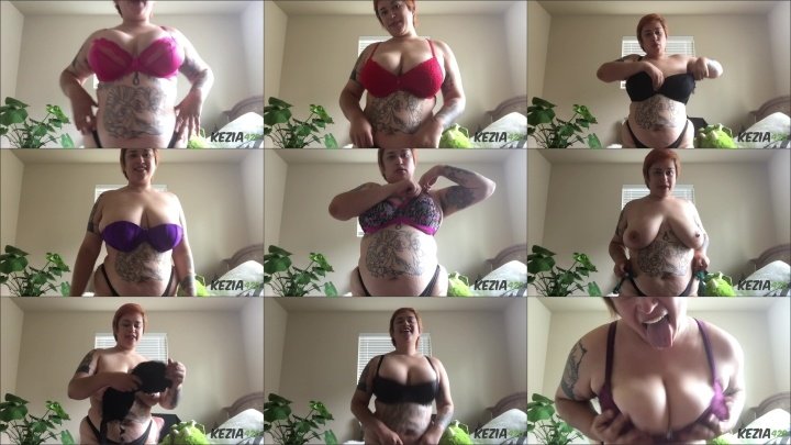 Kezia420 Bbw All Natural 38Gg Bra Try On