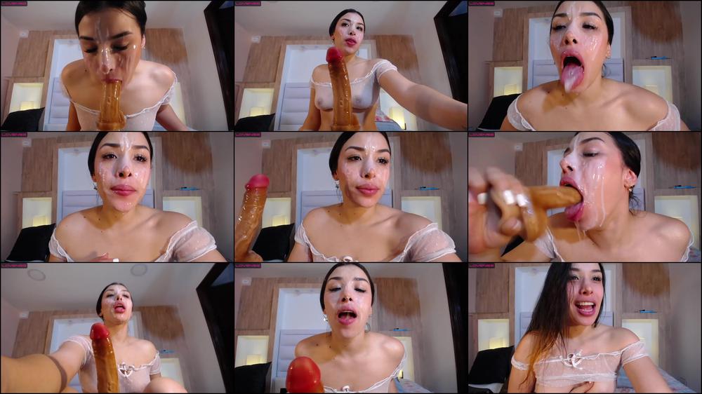 Dildo Deepthroat Cum