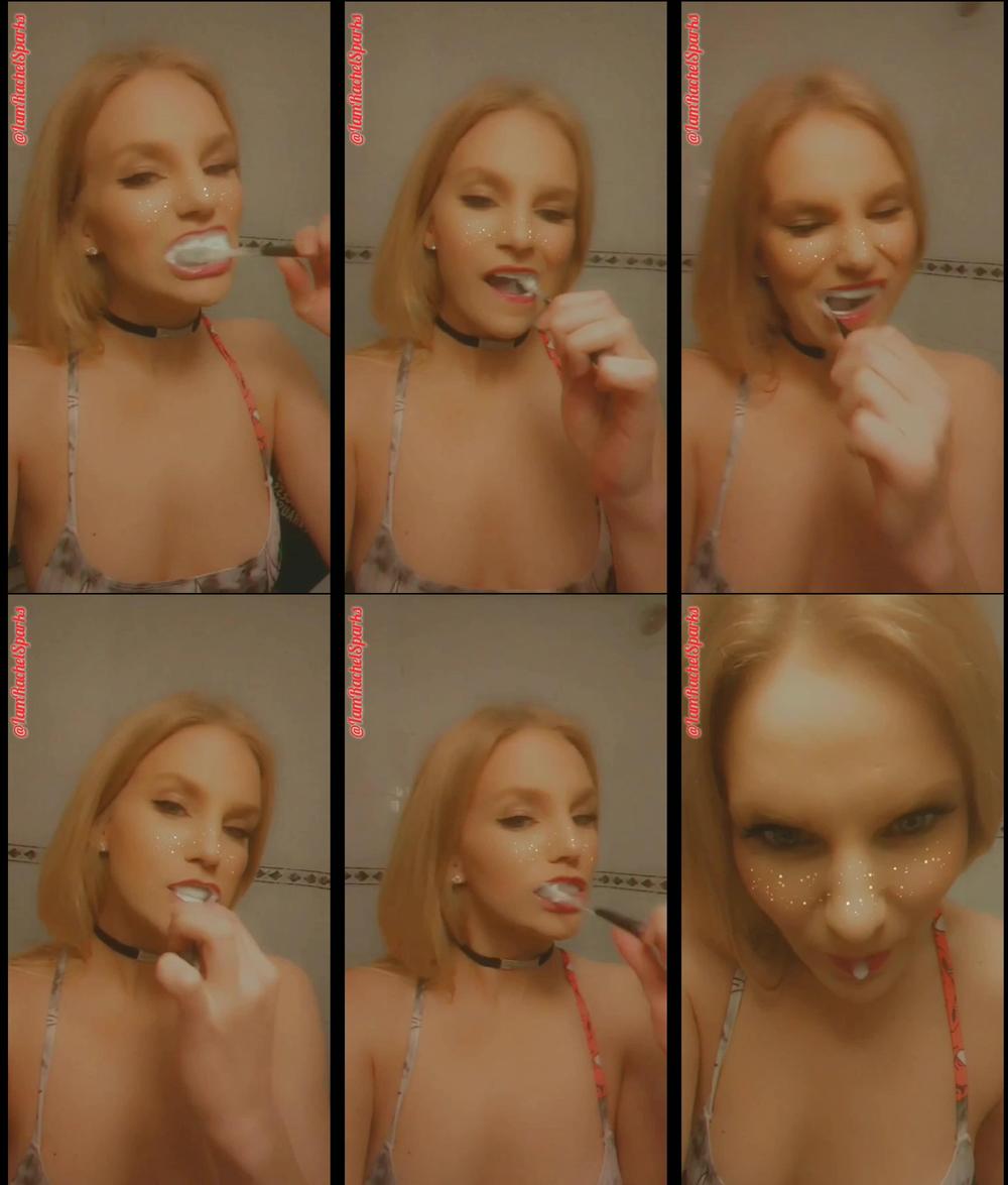iamrachelsparks 04 10 2020 1016728854 Are you a freak with a toothbrushing fetish  Does My oral hygiene get you excited  Do you 