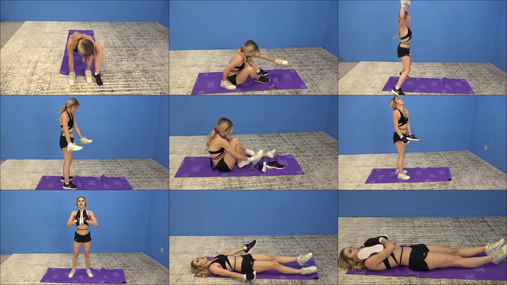Princess A's 4 Sneaker Workout 4K