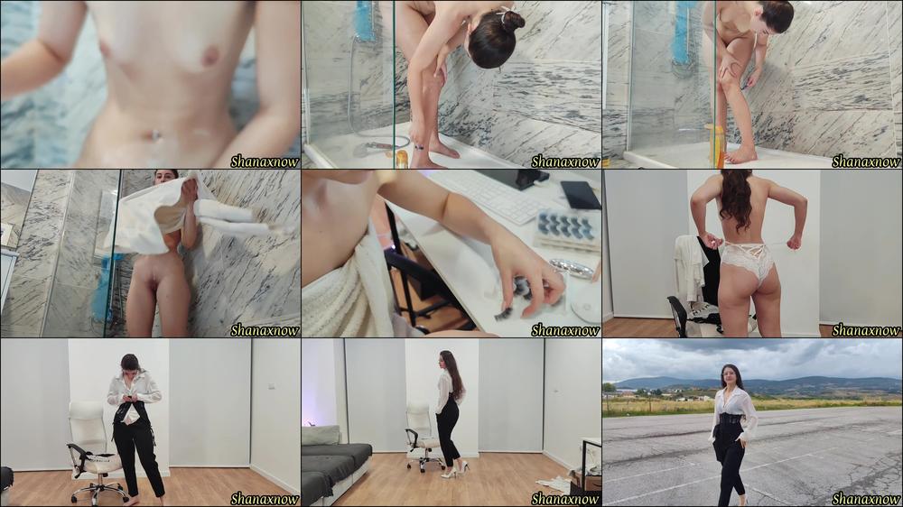 SHOWER PUSSY BODY SHAVING MAKE UP DRESS UP HIGH HEEL OUTDOOR