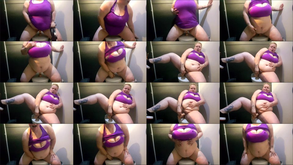 Bustybbwsteph Bbw Public Toilet Toying