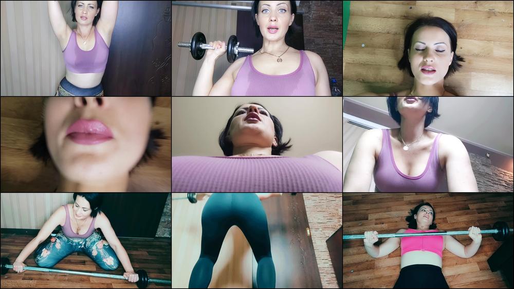 Strong Goddess transforms you into gym barbell