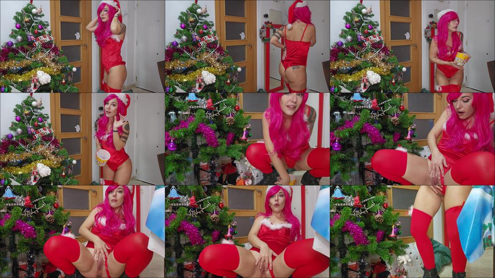 Naughty Santa Pee under the Christmas Tree