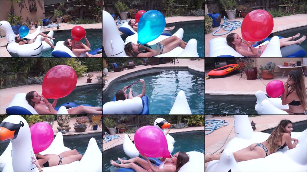 Vivian n Madison's Pool Blow to Pop FULL
