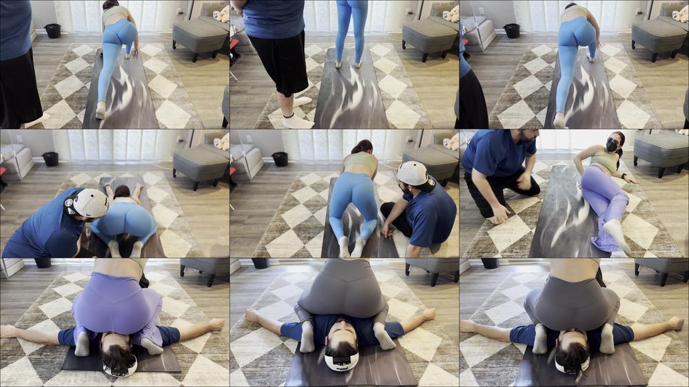 Scarlett and Friends - Caught Sniffing Yoga Instructors Farts (Sabrina Blue)