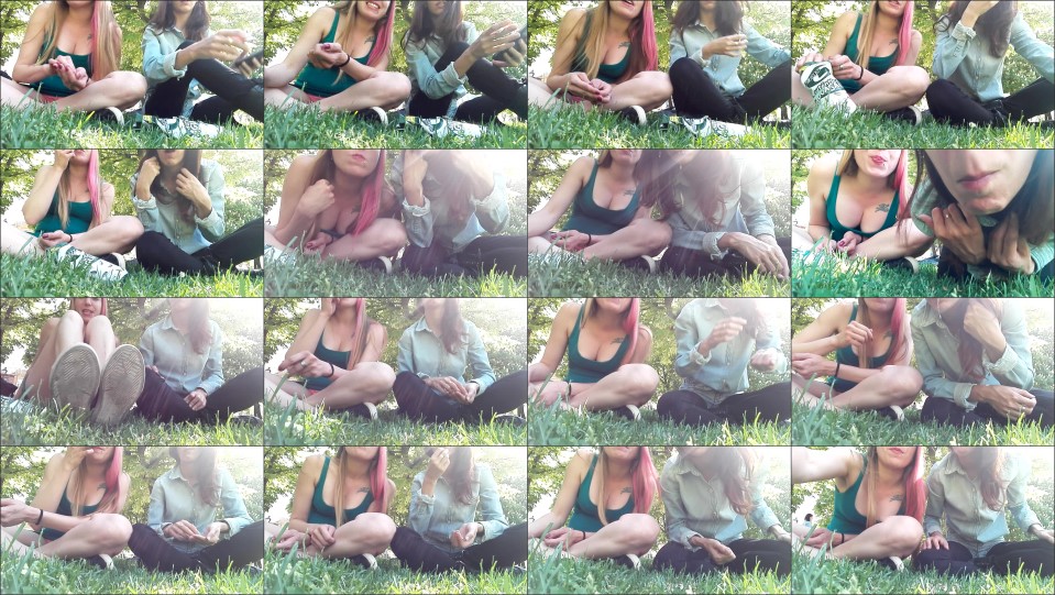 Spanish Hot Blondie 2 Girls Spitting Smoking And Bad Talkin