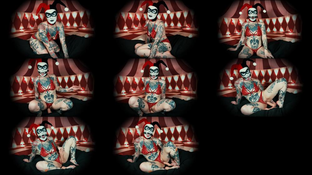 Harley Quinn Spidergagged Fucked