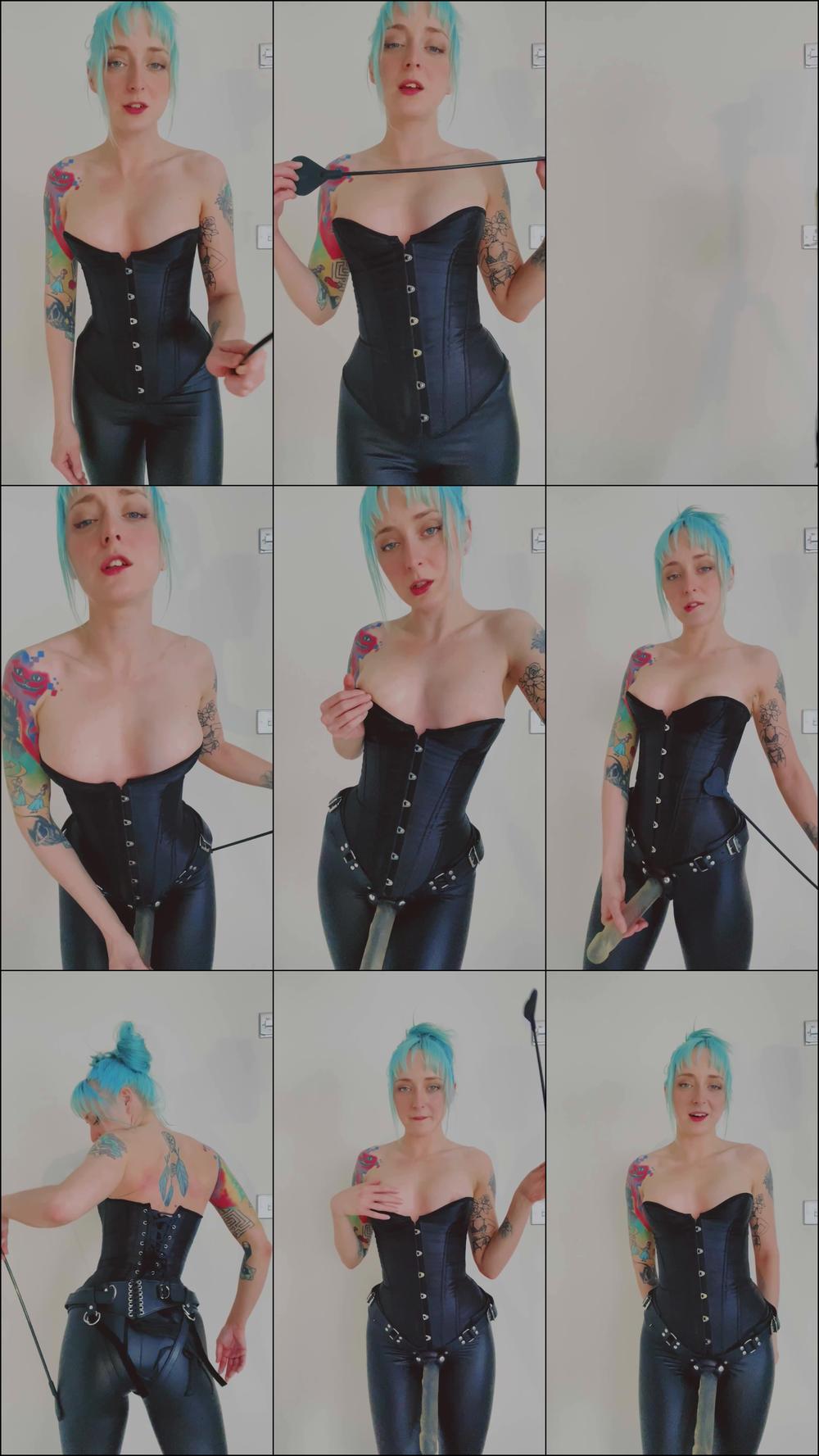spanking punishment, strapon surprise