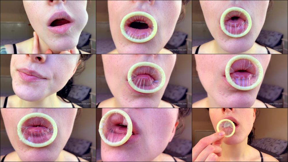 Condom Mouth Play