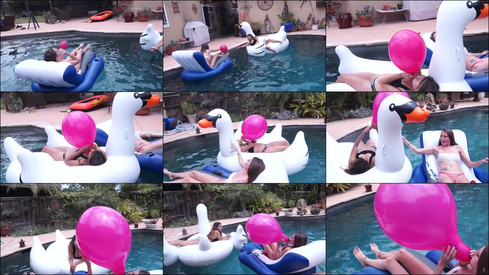 Madison n Vivian's Pool Blow to Pop Race