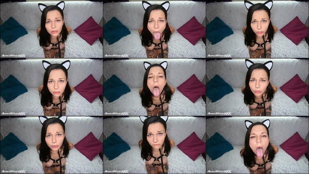 Aimeewavesxxx - Submissive Pet Begs For Your Cum - Manyvids