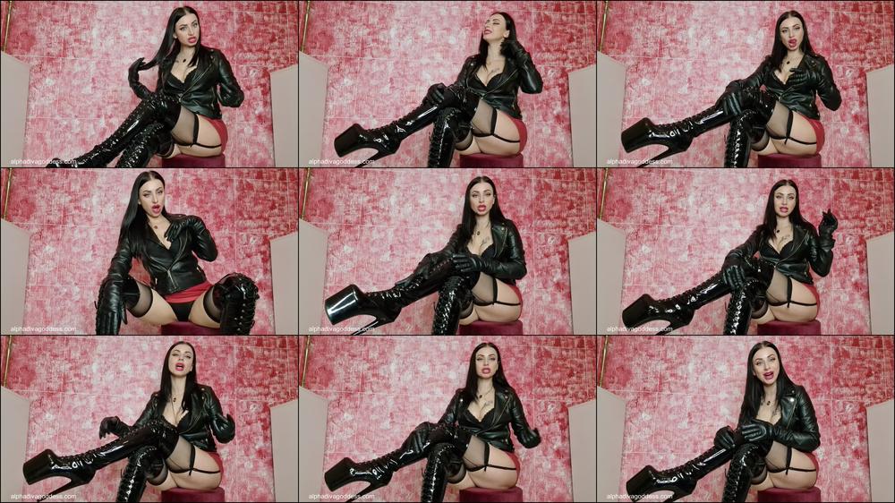 Leather maniac humiliation