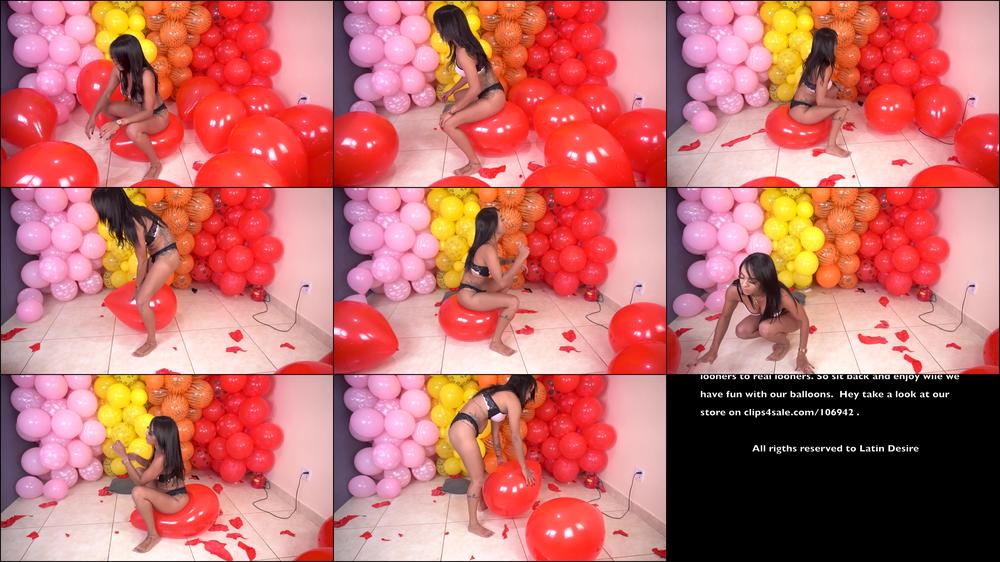 Latindesirec4S Sit Pop Big Soft Red Balloons By Anitta