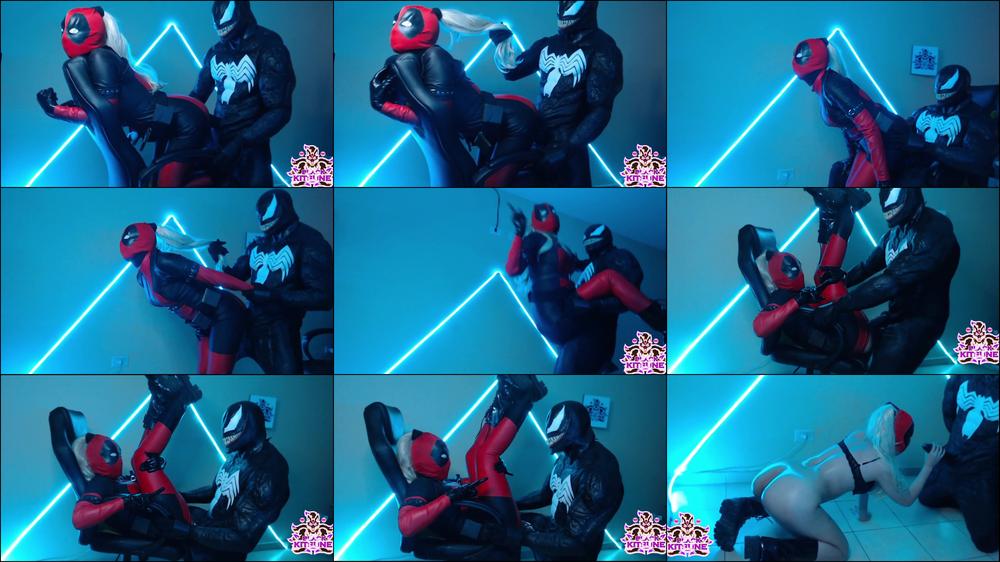 LadyDeadpool vs Venom:HardFuck & Cumshot