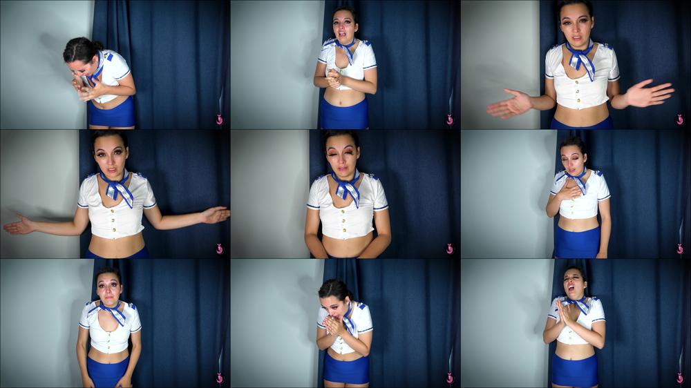 Air Hostess Sneezing Fit