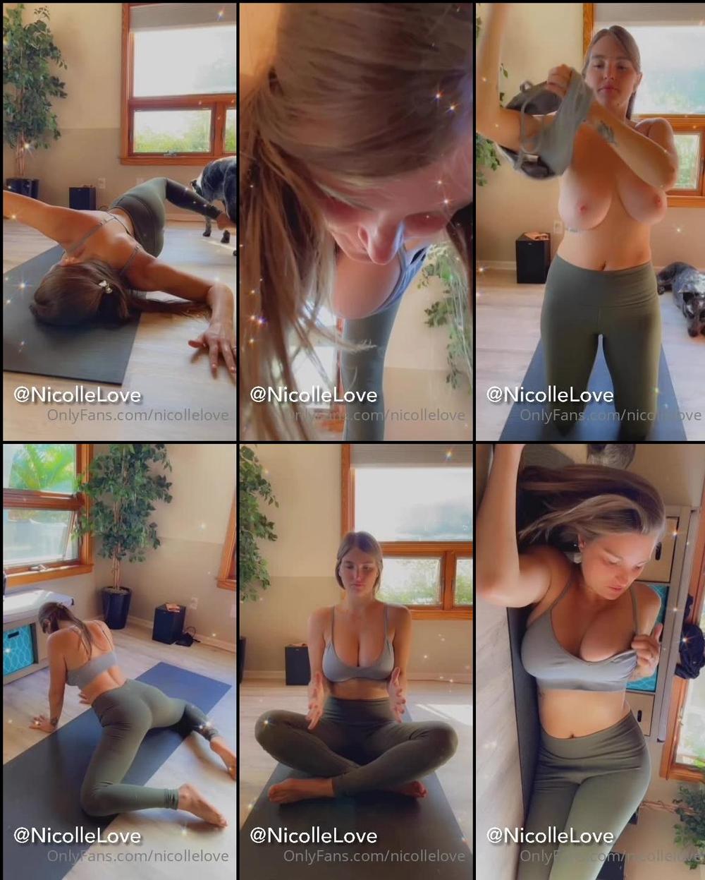 nicollelove 22 03 2022 2400222216 here s the workout i just did is my outfit okay i m trying to keep my body fit and g
