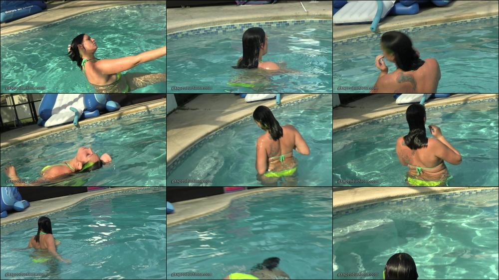 Vanessa Rain - Sexy Wet Pool Hair