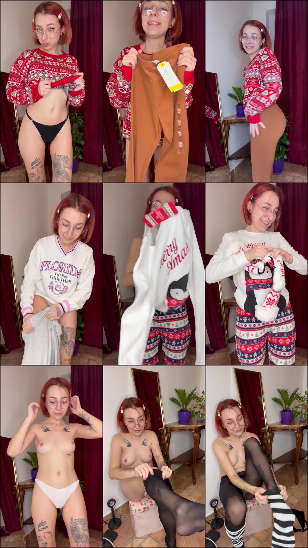 VIDEO MESSAGE YOUR GIRLFRIEND UNPACKING HER NEW BUYINGS